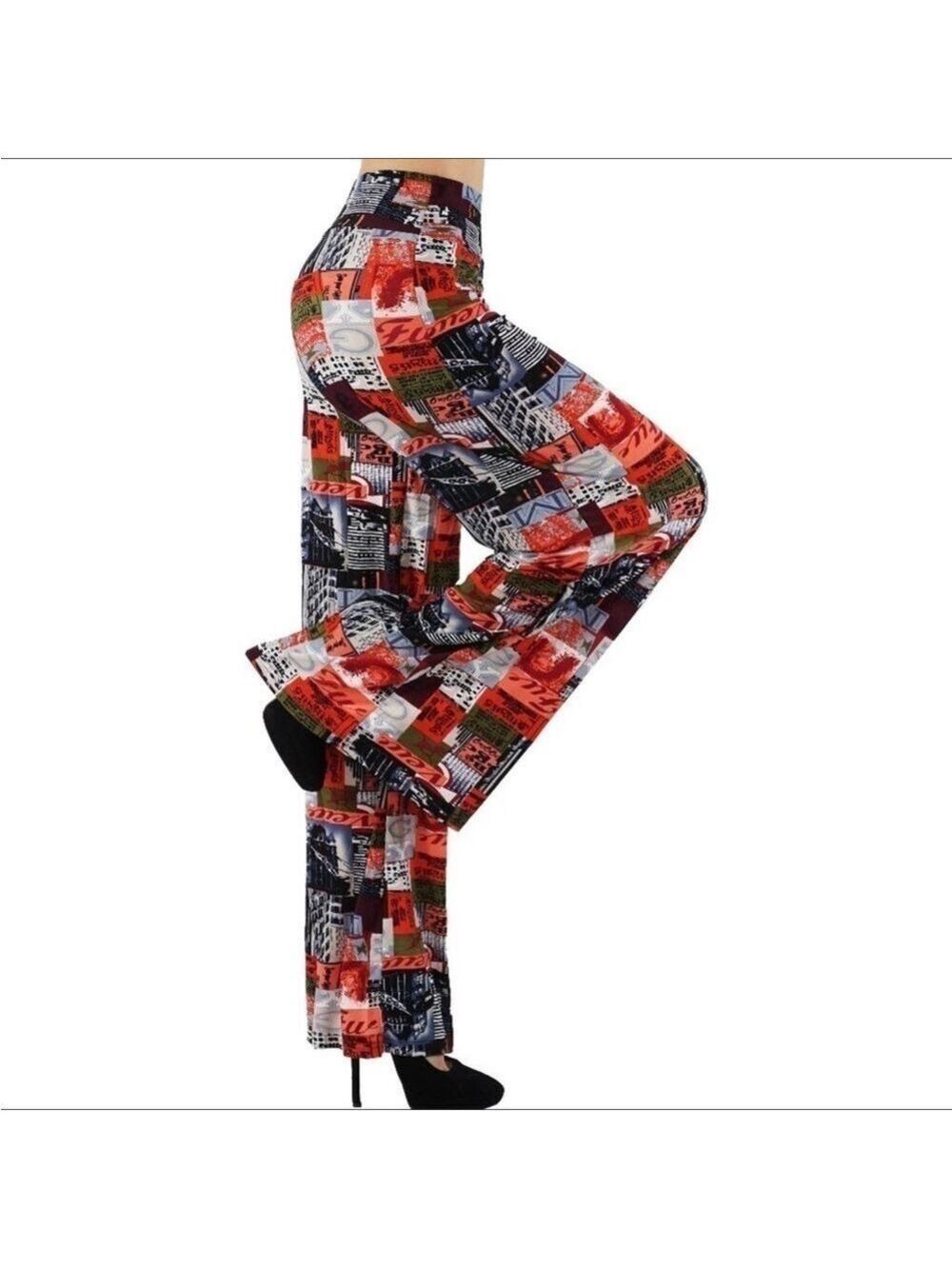 Geometric Multi Color Palazzo Pants Small Medium Medium Large